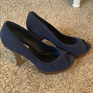 Steve Madden leather pep toe platform heels sz 7